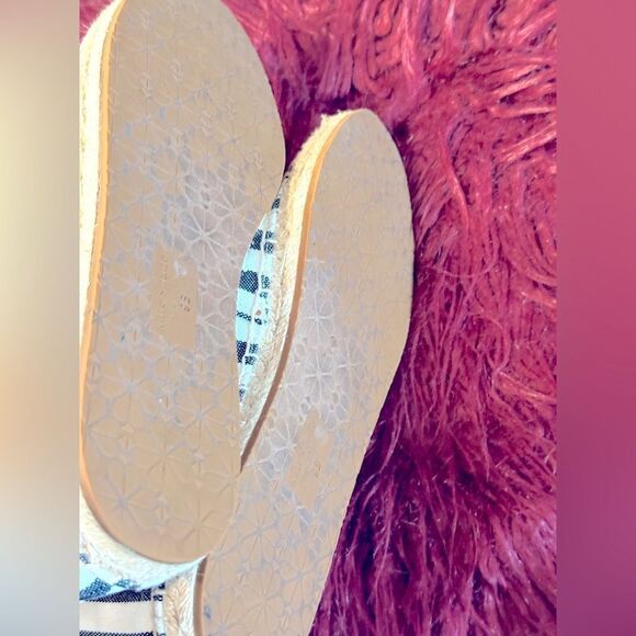 Kate Spade Striped Zebra Espadrilles Sz 9B - Picture 7 of 8